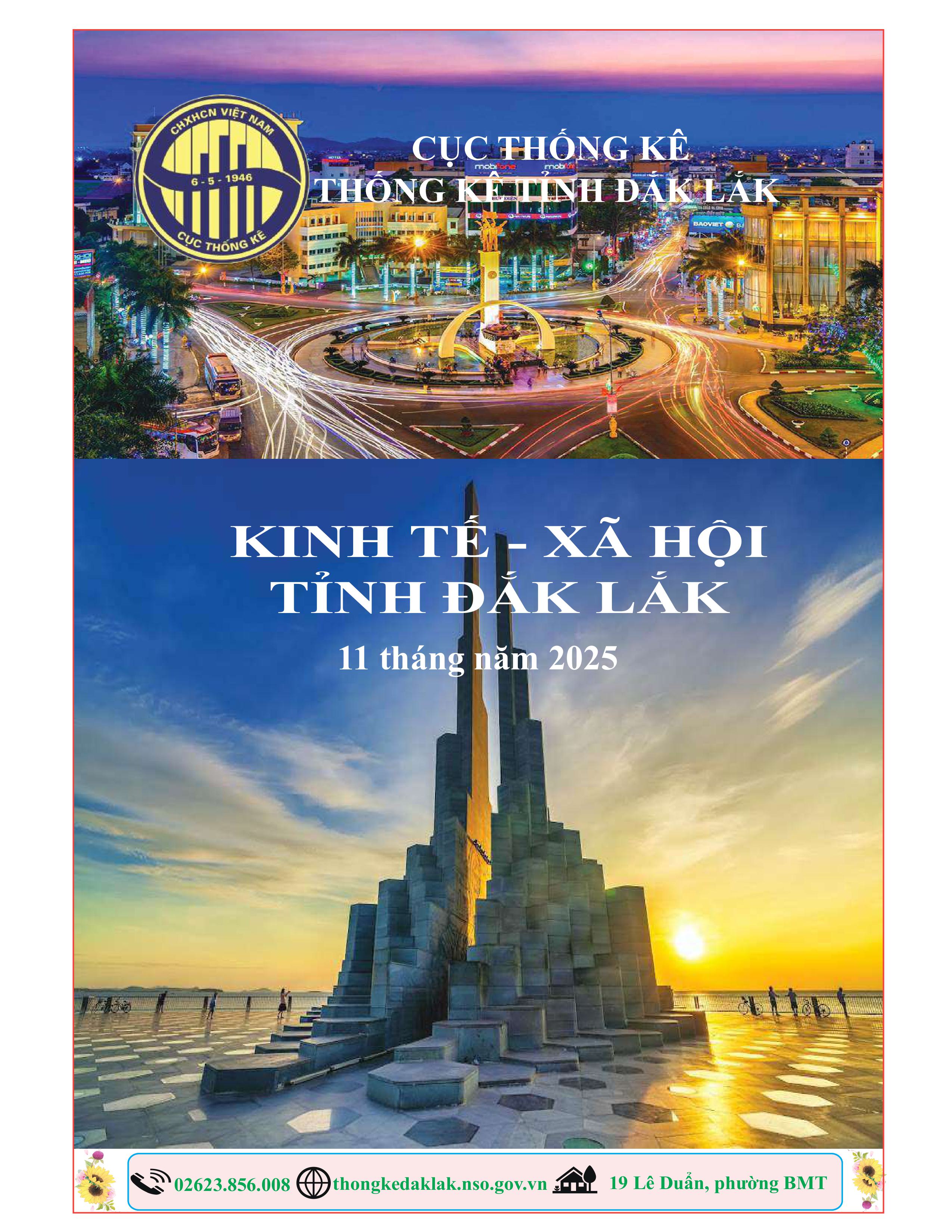 Báo cáo tình hình Kinh tế - Xã hội tháng 11 và 11 tháng năm 2025